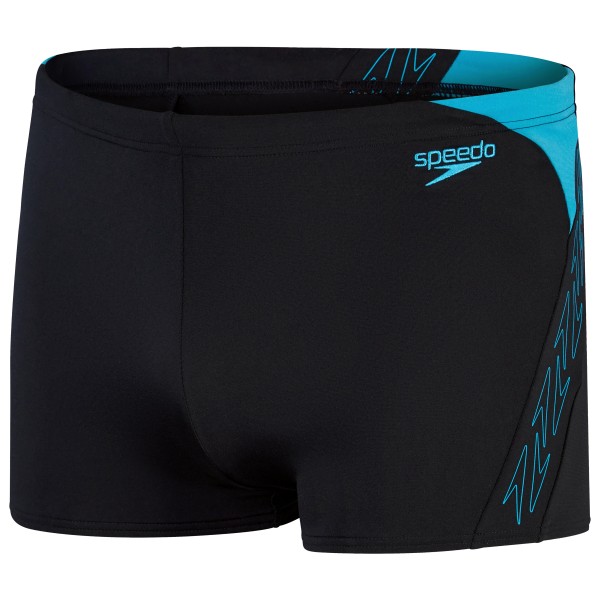 Speedo - Hyperboom Splice Aquashort - Badehose Gr 30 - DE: 3 schwarz von Speedo