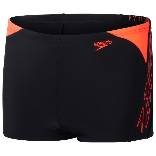 Speedo - Kid's Hyperboom Logo Splice Aquashort - Badehose Gr 116 schwarz von Speedo