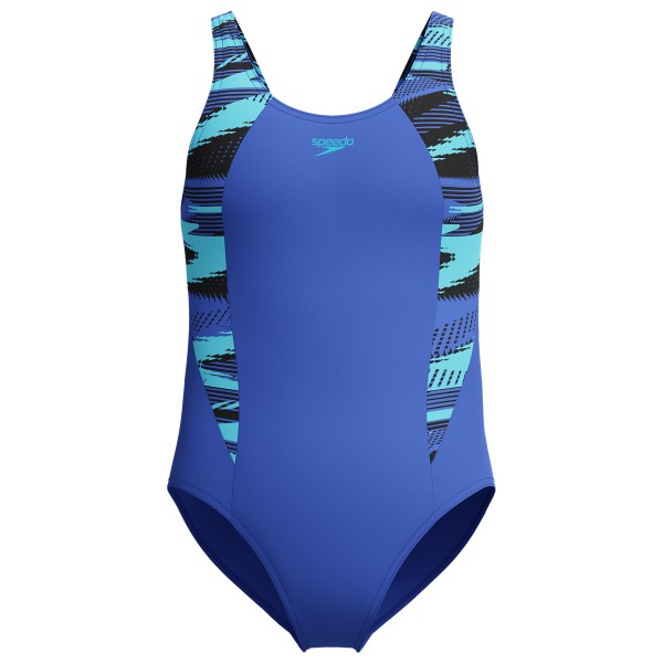 Speedo - Kid's Hyperboom Splice Muscleback - Badeanzug Gr 128 blau von Speedo