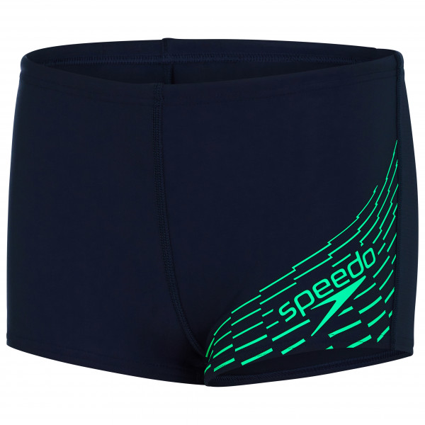 Speedo - Kid's Medley Logo Aquashort - Badehose Gr 116;128;140;152;164;176 blau;schwarz von Speedo