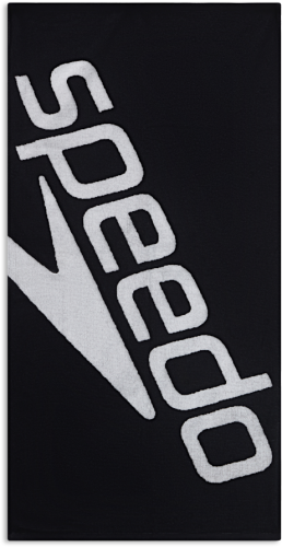 Speedo Logo Towel Towels - Black/White von Speedo