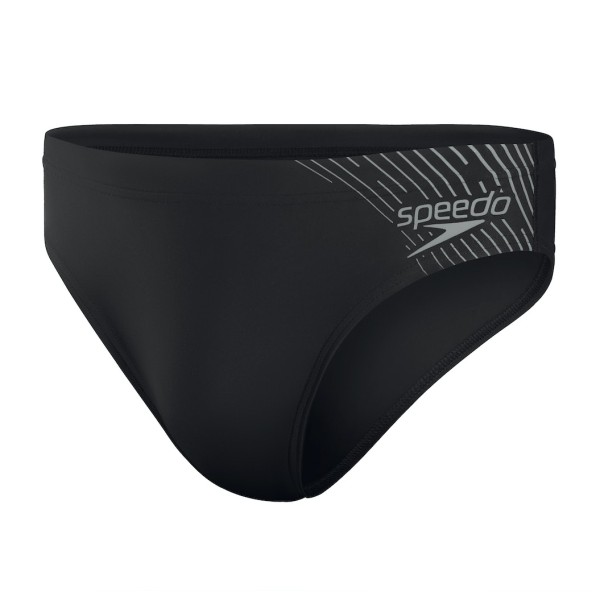 Speedo - Medley Logo 7 cm Brief - Badehose Gr 32 - DE: 4 schwarz von Speedo