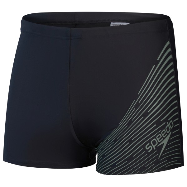 Speedo - Medley Logo Aquashort - Badehose Gr 28 - DE: 2;32 - DE: 4;34 - DE: 5;36 - DE: 6;38 - DE: 7;40 - DE: 8;42 - DE: 9 blau;schwarz von Speedo