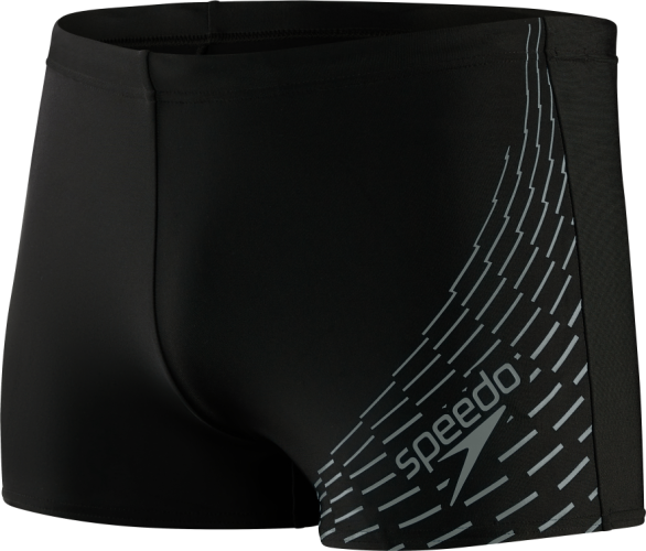 Speedo Medley Logo Aquashort Swimwear Male Adult - Black/Ardesia (Grösse: 38) von Speedo