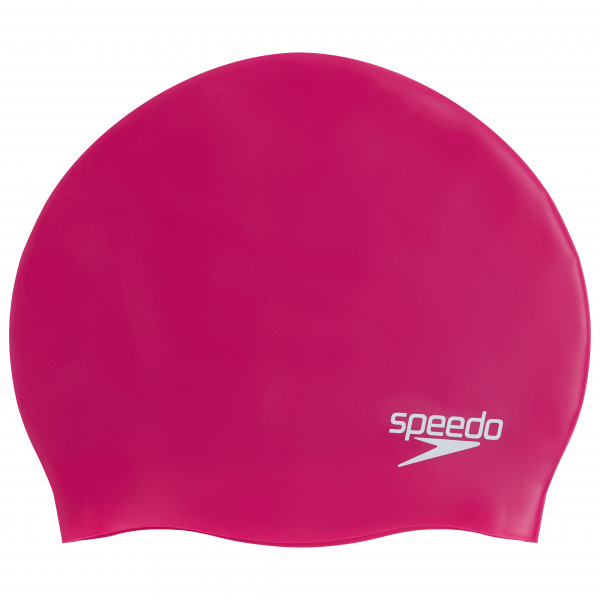 Speedo - Plain Moulded Silicone Cap - Badekappe rosa von Speedo