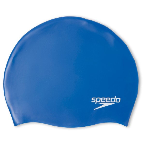Speedo - Plain Moulded Silicone Cap Junior - Badekappe blau Speedo - Plain Moulded Silicone Cap Junior - Badekappe blau von Speedo