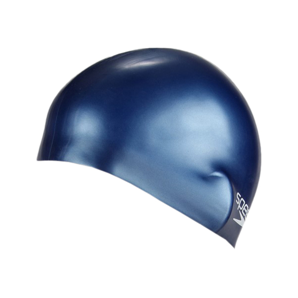 Speedo - Plain Moulded Silicone Cap Junior - Badekappe blau von Speedo