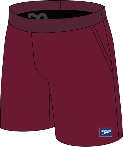 Speedo Badehose Prime Leisure Watershort Male - Oxblood (Grösse: L) von Speedo