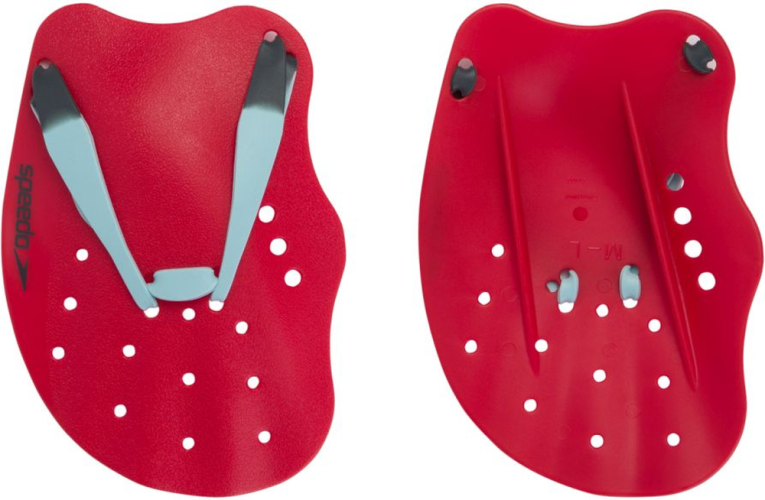 Speedo Tech Paddle Accessories - Lava Red/ Chill B (Grösse: L) von Speedo