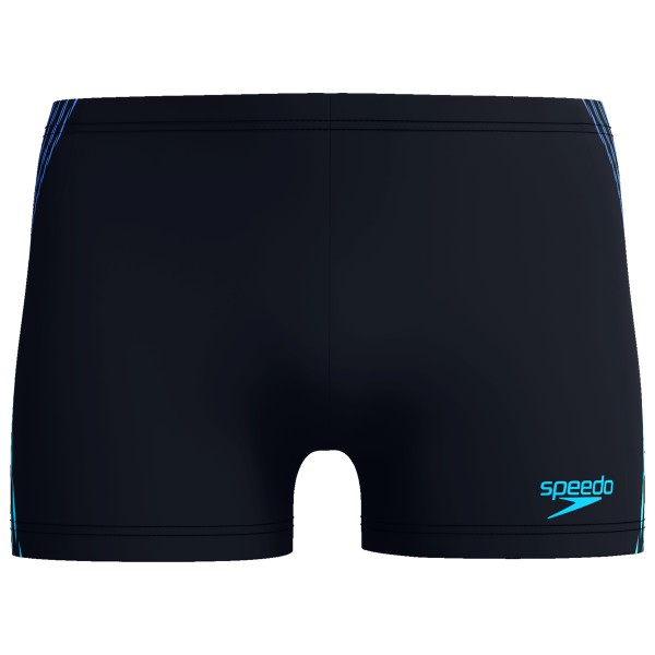 Speedo - Tech Panel Aquashort - Badehose Gr 28 - DE: 2 schwarz/blau von Speedo