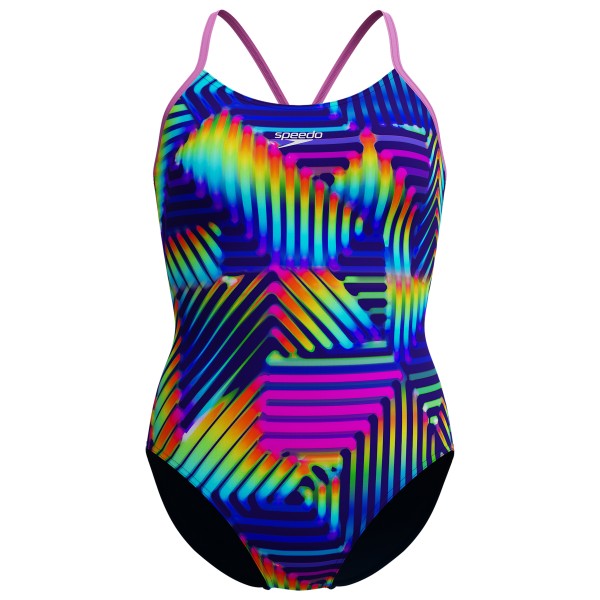 Speedo - Women's Digital Fixed Crossback - Badeanzug Gr 34;36;38;40;42;44;46 bunt von Speedo