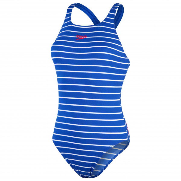 Speedo - Women's Eco Endurance+ Printed Medalist - Badeanzug Gr 32 blau von Speedo