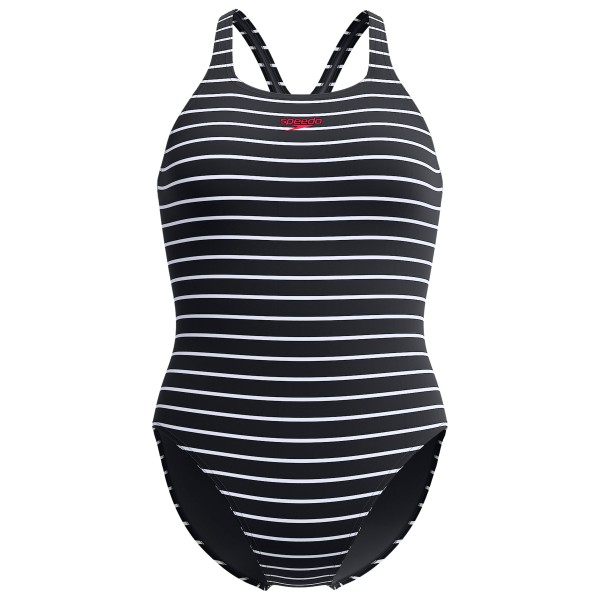 Speedo - Women's Eco Endurance+ Printed Medalist - Badeanzug Gr 38 schwarz/grau von Speedo