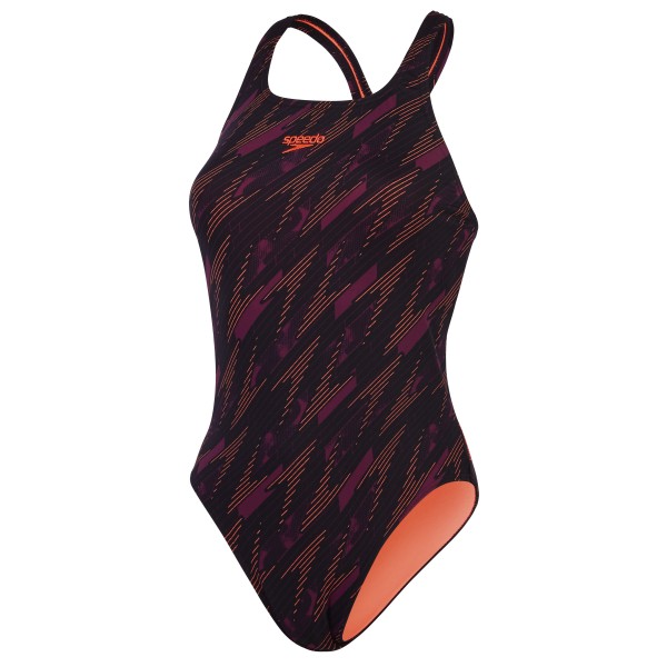 Speedo - Women's Hyperboom Allover Medalist - Badeanzug Gr 38 schwarz von Speedo