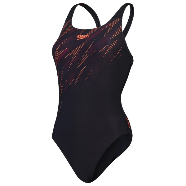 Speedo - Women's Hyperboom Placement Muscleback - Badeanzug Gr 36 schwarz von Speedo