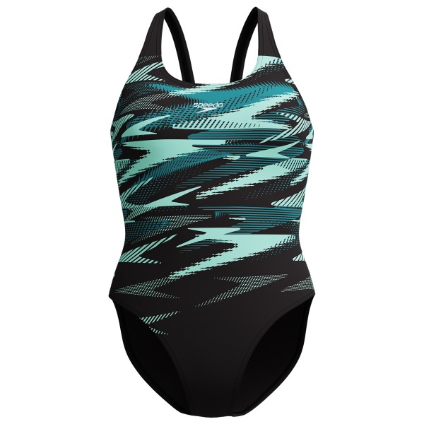 Speedo - Women's Hyperboom Placement Muscleback - Badeanzug Gr 38 schwarz von Speedo