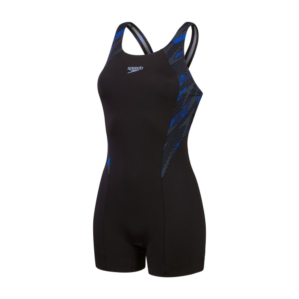 Speedo - Women's Hyperboom Splice Legsuit - Badeanzug Gr 36 schwarz von Speedo