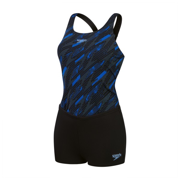 Speedo - Women's Hyperboom Tankini - Tankini Gr 36 schwarz/blau von Speedo