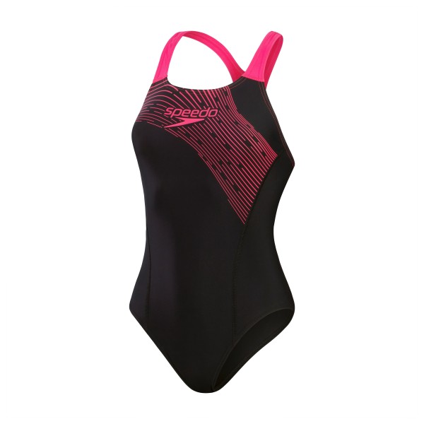 Speedo - Women's Medley Logo 1 Piece - Badeanzug Gr 32 - EU: 36 schwarz von Speedo