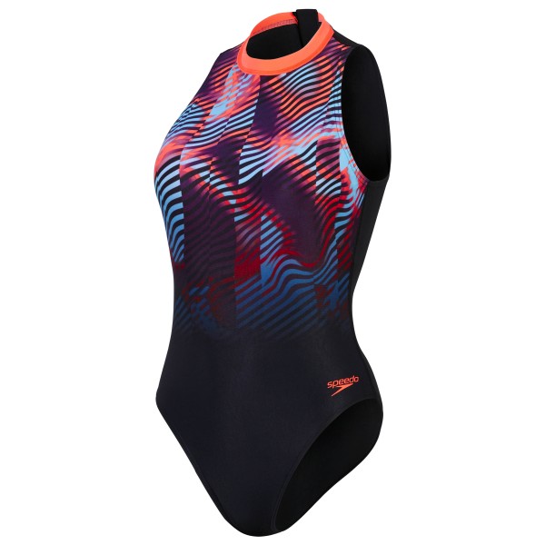 Speedo - Women's Printed Hydrasuit - Badeanzug Gr 36 bunt von Speedo