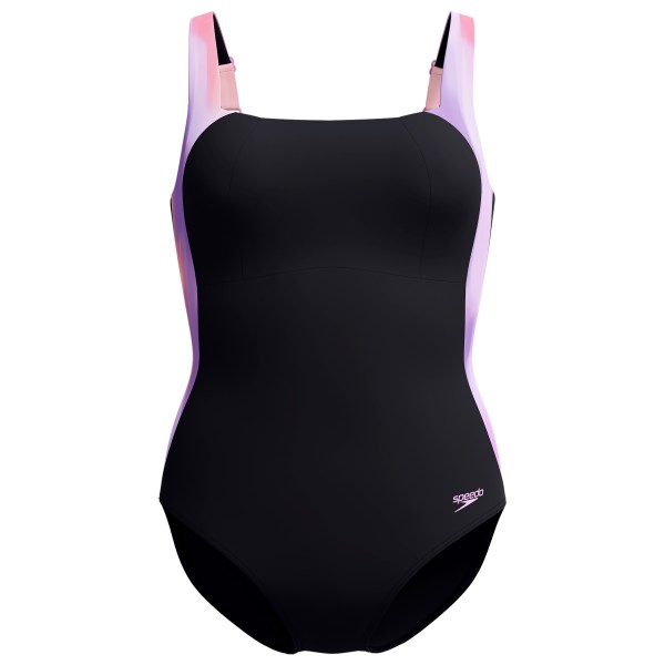 Speedo - Women's Shaping LunaLustre Printed 1 Piece - Badeanzug Gr 44 schwarz von Speedo