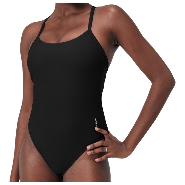 Speedo - Women's Solid Racerback 1 Piece - Badeanzug Gr XS schwarz Speedo - Women's Solid Racerback 1 Piece - Badeanzug Gr XS schwarz von Speedo