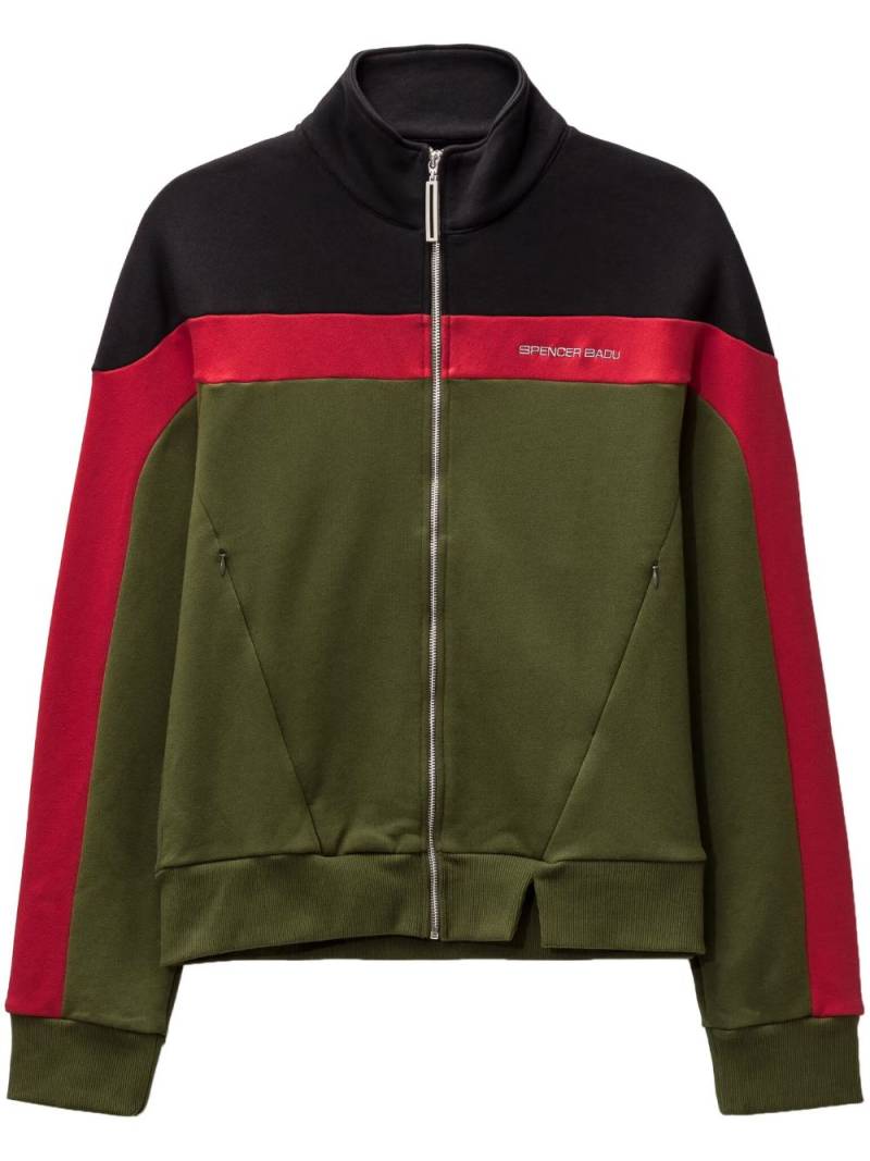 Spencer Badu Bowl track jacket - Green von Spencer Badu