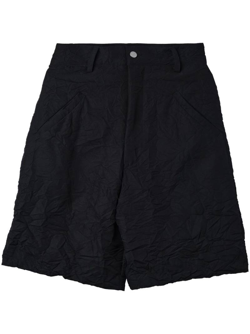 Spencer Badu WOOL WRINKLED SHORTS BLACK "Black" von Spencer Badu