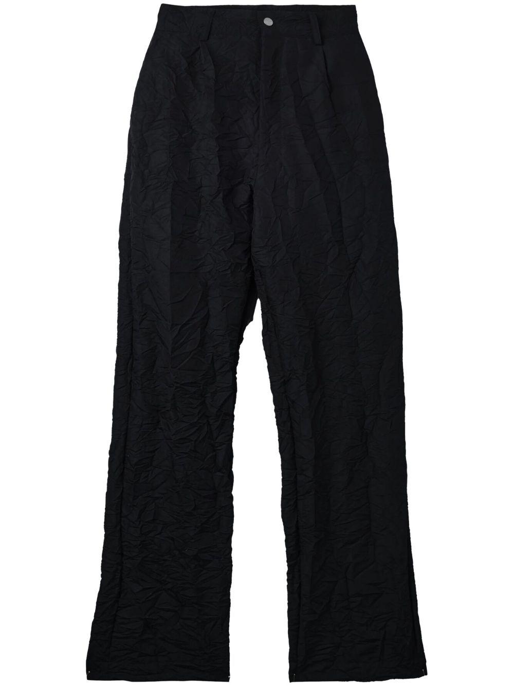 Spencer Badu pleated wrinkled trousers - Black von Spencer Badu