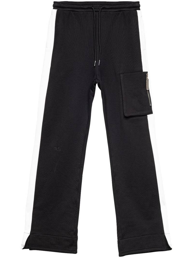 Spencer Badu striped cargo trousers - Black von Spencer Badu