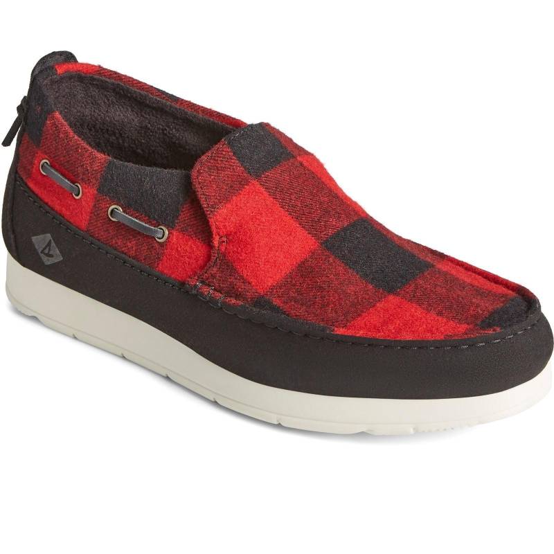 Schuhe Moc Sider Buffalo, Kariert Herren Rot Bunt 42 von Sperry