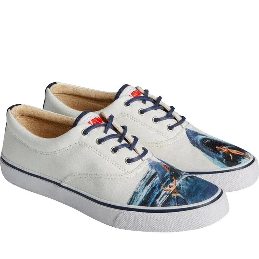 Sneaker Striper Ii Cvo, Jaws Herren Weiss 44.5 von Sperry