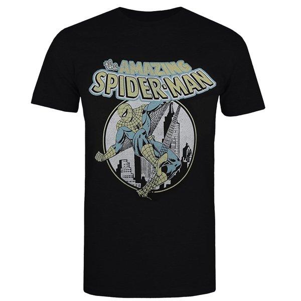 City Slinger Tshirt Herren Schwarz S von Spider-Man