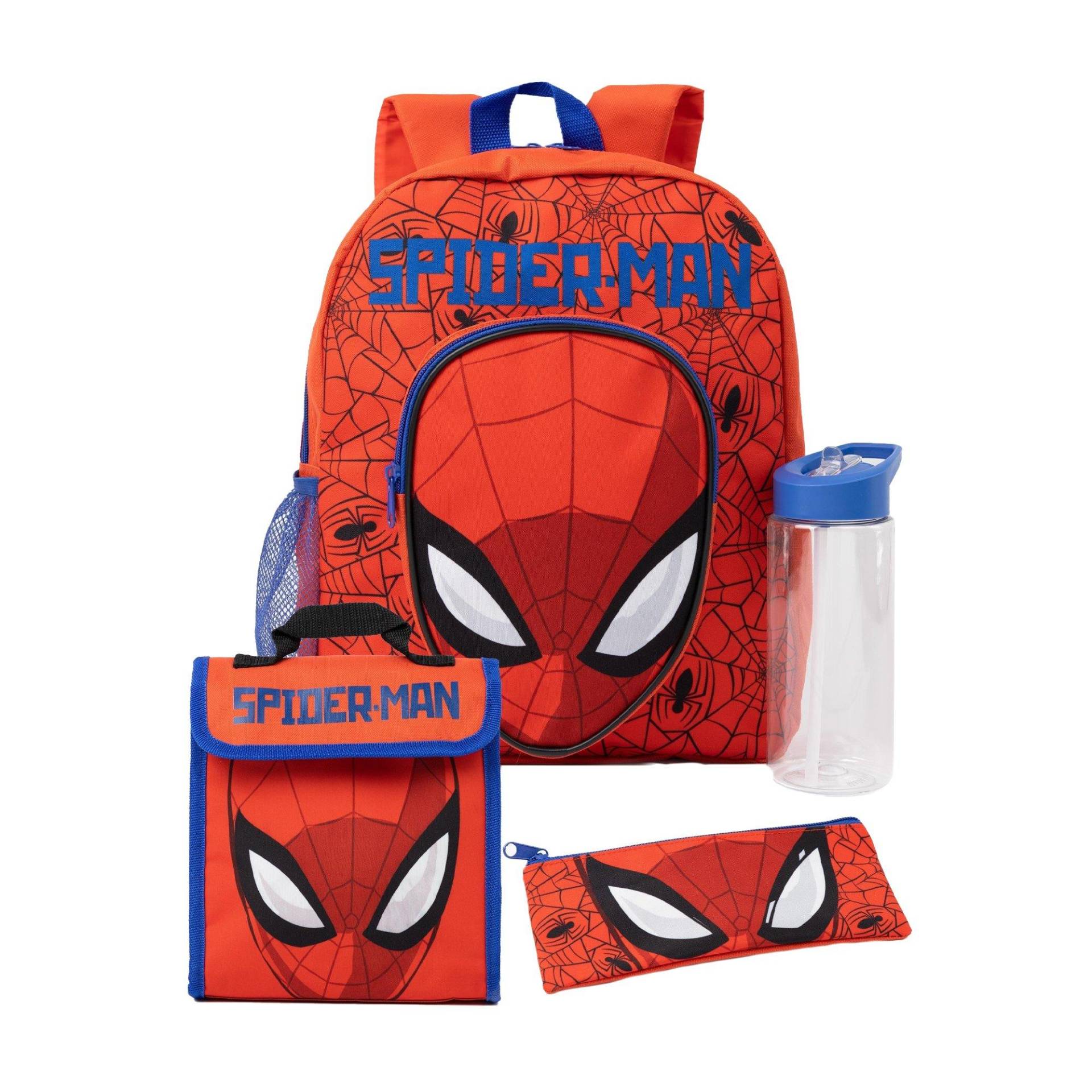 Rucksack Set 4erpack Herren Rot Bunt ONE SIZE von Spider-Man