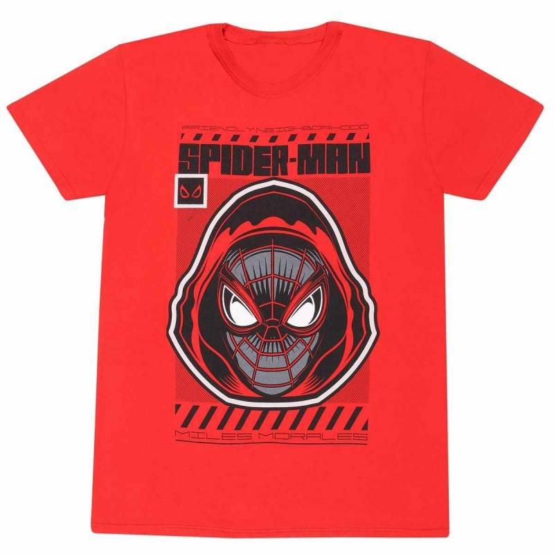 Spider Tshirt Damen Rot Bunt L von Spider-Man