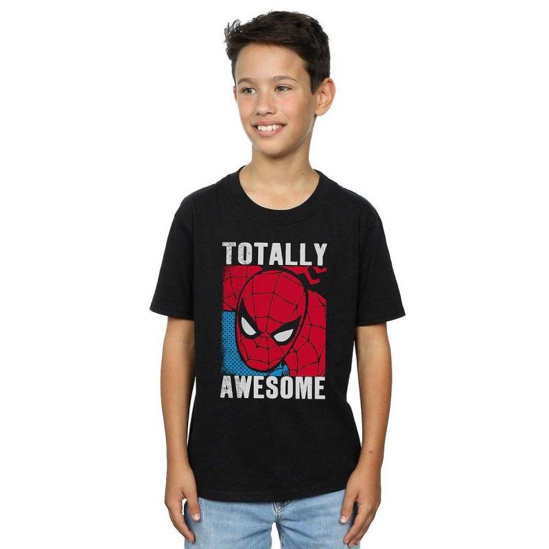 Spider-Man - Totally Awesome TShirt, 128, Schwarz von Spider-Man