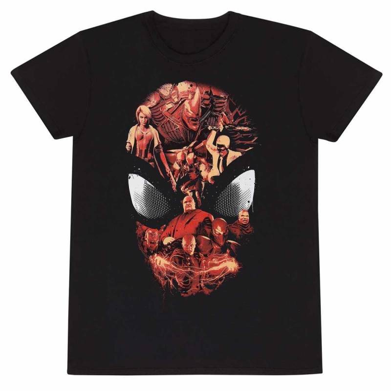 Tshirt Damen Schwarz M von Spider-Man