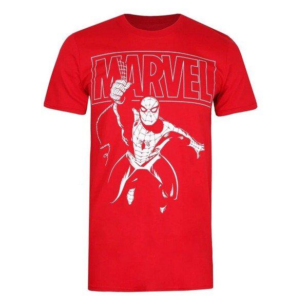 Tshirt Herren Rot Bunt S von Spider-Man