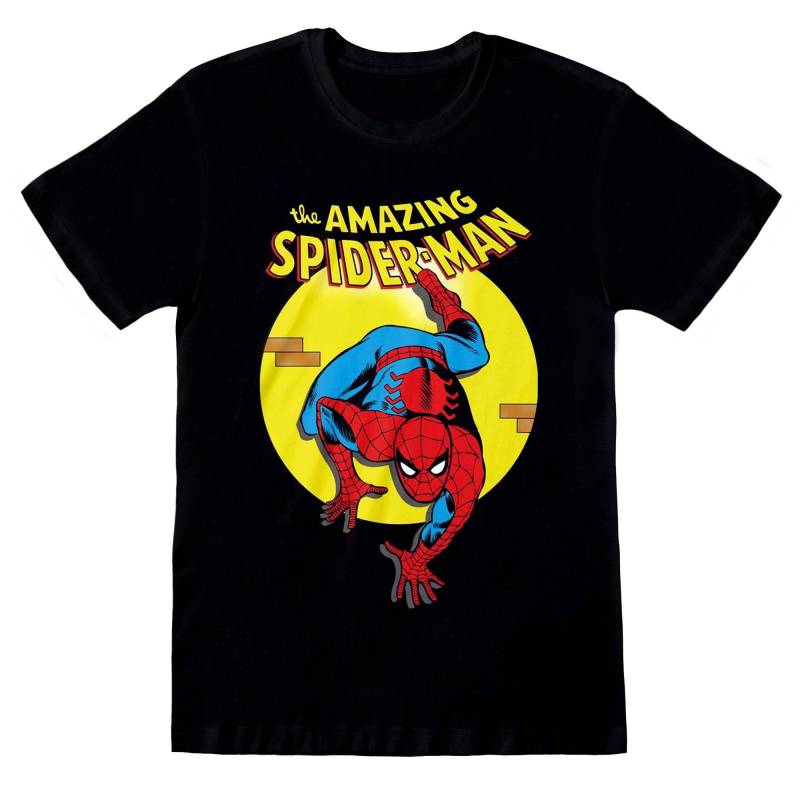 Tshirt Herren Schwarz L von Spider-Man