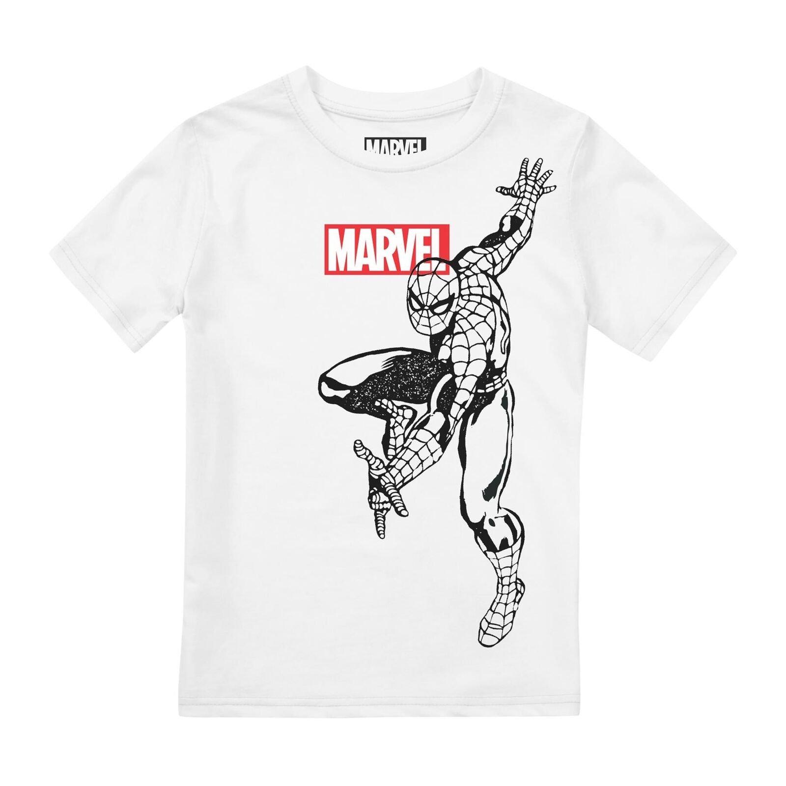 Spider-Man - TShirt, 140, Weiss von Spider-Man