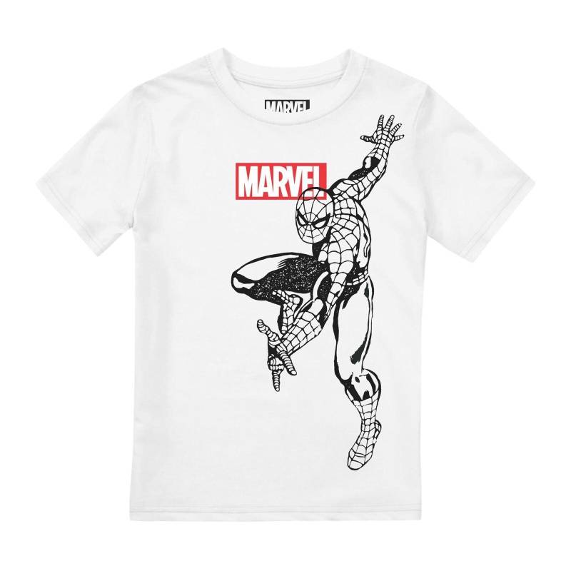 Tshirt Jungen Weiss 140 von Spider-Man