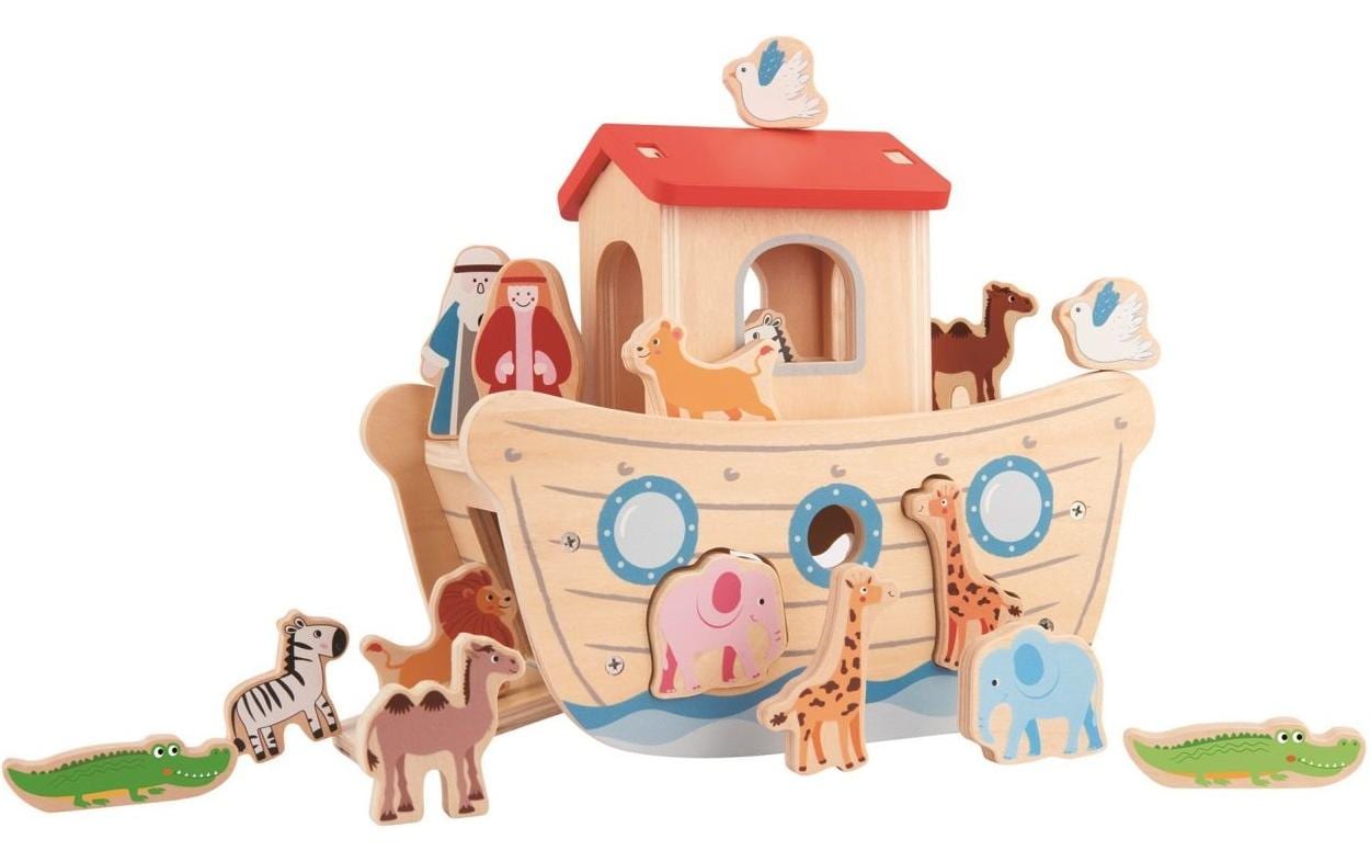 Spielba Lernspielzeug »Arche Noah mit 14-teiligem Zubehör« Spielba Lernspielzeug »Arche Noah mit 14-teiligem Zubehör« von Spielba