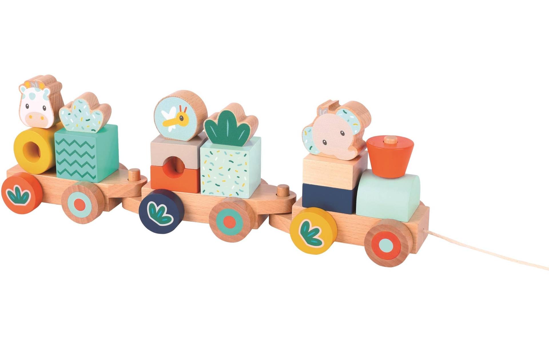 Spielba Nachziehspielzeug »Nachzieh-Zug Giraffe & Elefant« Spielba Nachziehspielzeug »Nachzieh-Zug Giraffe & Elefant« von Spielba