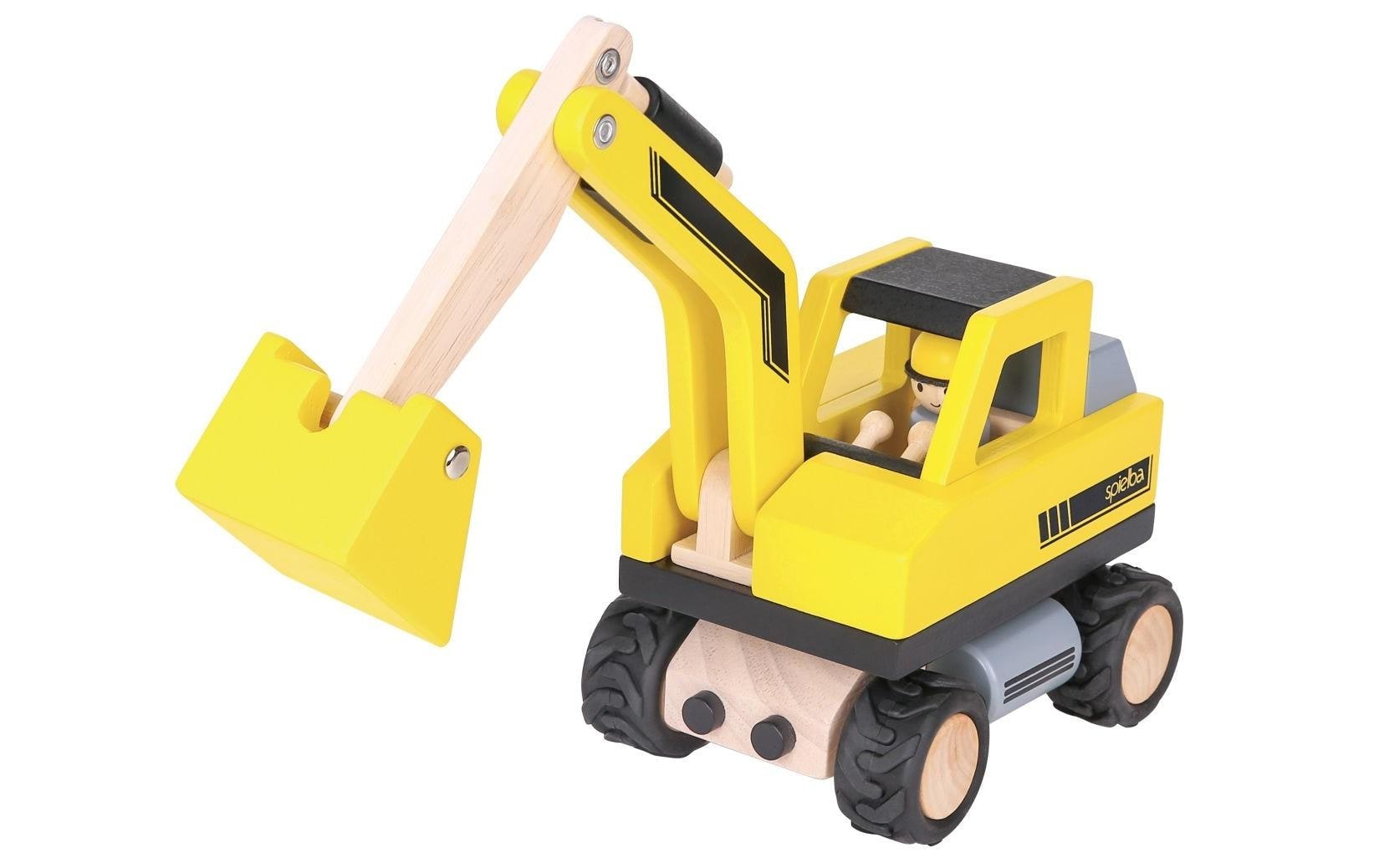 Spielba Spielzeug-Bagger »Bagger mit Figur« Spielba Spielzeug-Bagger »Bagger mit Figur« von Spielba