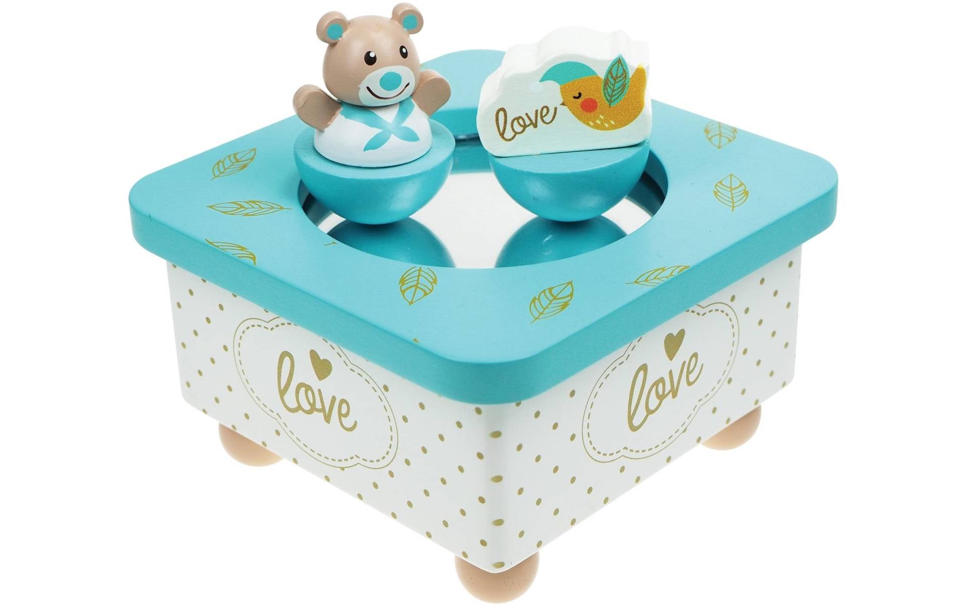 Spielba Spielzeug-Musikinstrument »Musikdose Goldfarbenen Bär blau« Spielba Spielzeug-Musikinstrument »Musikdose Goldfarbenen Bär blau« von Spielba