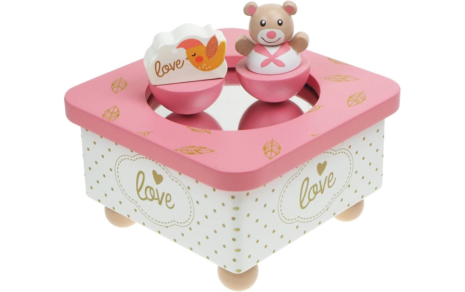 Spielba Spielzeug-Musikinstrument »Musikdose Goldfarbenen Bär pink« Spielba Spielzeug-Musikinstrument »Musikdose Goldfarbenen Bär pink« von Spielba