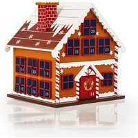 Adventskalender Winterhäuschen MDF von Spielwerk®