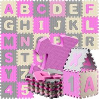 Puzzlematte 86-tlg Pink von Spielwerk®