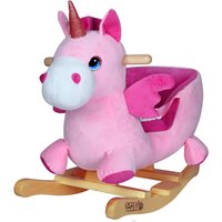 Schaukeltier Einhorn Rosa mit Sicherheitsgurt von Deuba®