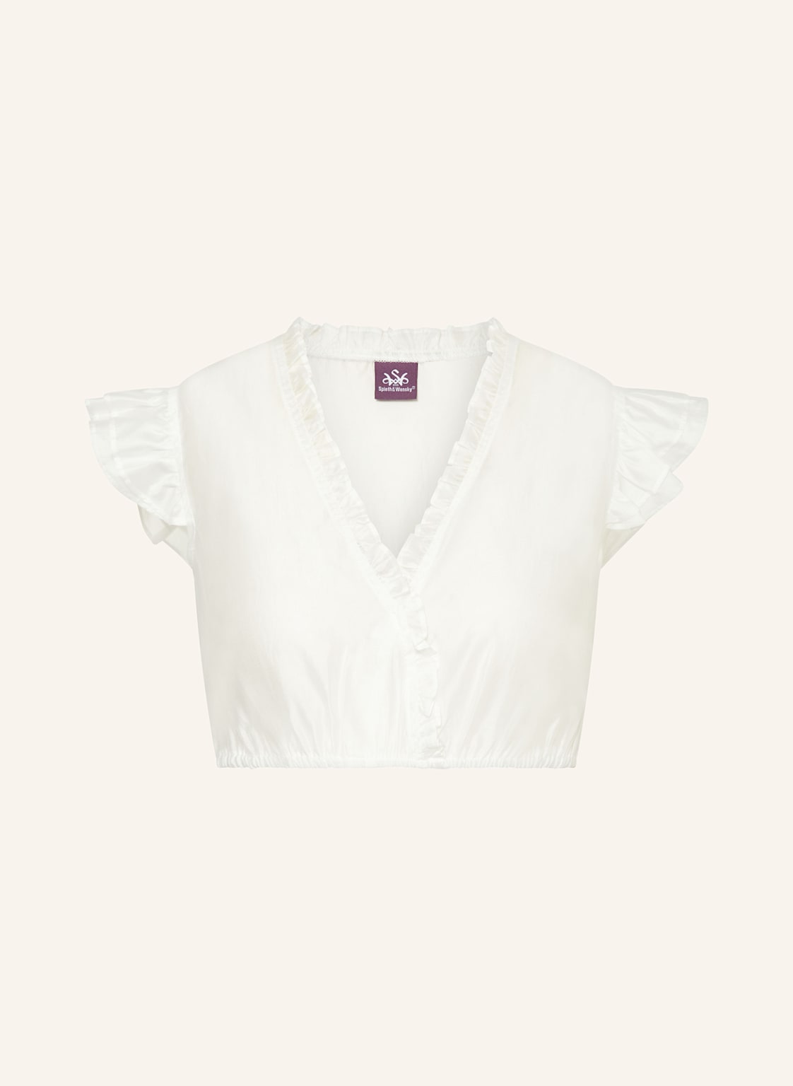 Spieth & Wensky Dirndlbluse Fran weiss von Spieth & Wensky
